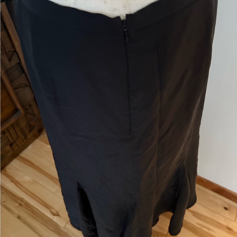 100% Silk Charter Club Black Maxi Skirt - Picture 9 of 9
